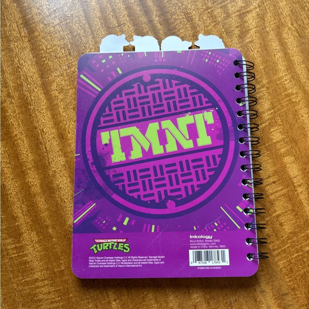 Teenage Mutant Ninja Turtles Spiral Notebook